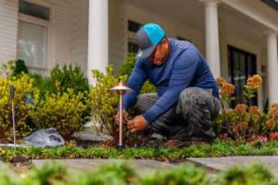 Outdoor Lighting Project near Dallas